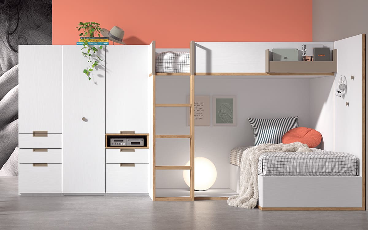 Domitorio juvenil-Montes-muebles maecopi Alcazar Zonas de estudio juveniles